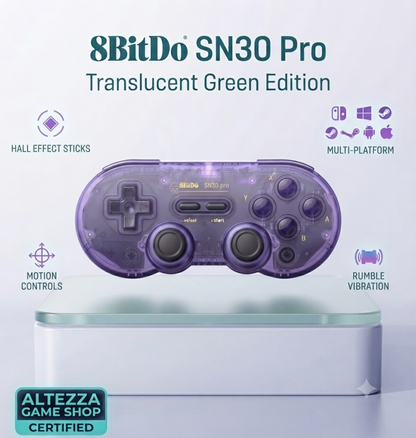 8BitDo SN30 Pro Universal Bluetooth Controller | Multi-Platform Gaming | Analog Joysticks | Multiple Colors
