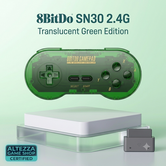 8BitDo SN30 Wireless Gamepad for Original SNES (Super Nintendo) | Multiple Colors | Wireless Controller | Includes Receiver