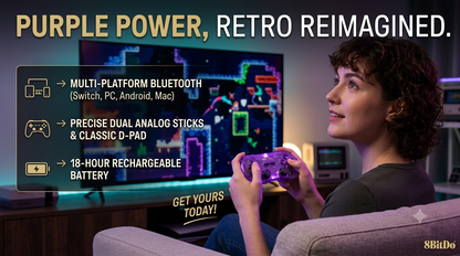 8BitDo SN30 Pro Universal Bluetooth Controller | Multi-Platform Gaming | Analog Joysticks | Multiple Colors