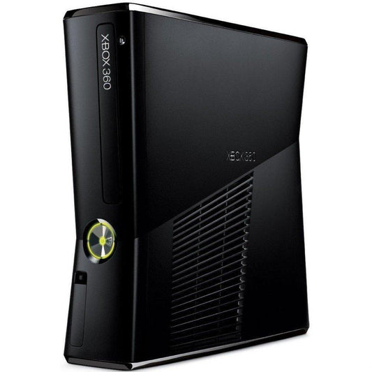 320GB Black Xbox 360 S Model 1439 Bundle + 1 Game + 1 Controller LIKE NEW