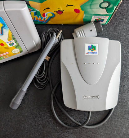 Hey You, Pikachu! Nintendo 64 (N64) – 1998 Game with Rare Mic & Oversized Box