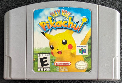 Hey You, Pikachu! Nintendo 64 (N64) – 1998 Game with Rare Mic & Oversized Box