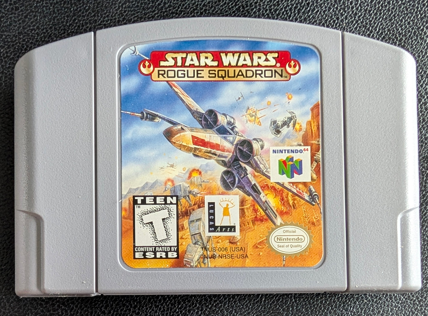 Star Wars: Rogue Squadron Nintendo 64 (N64) – Complete in Box (CIB) with Manual & Protector – Great Shape