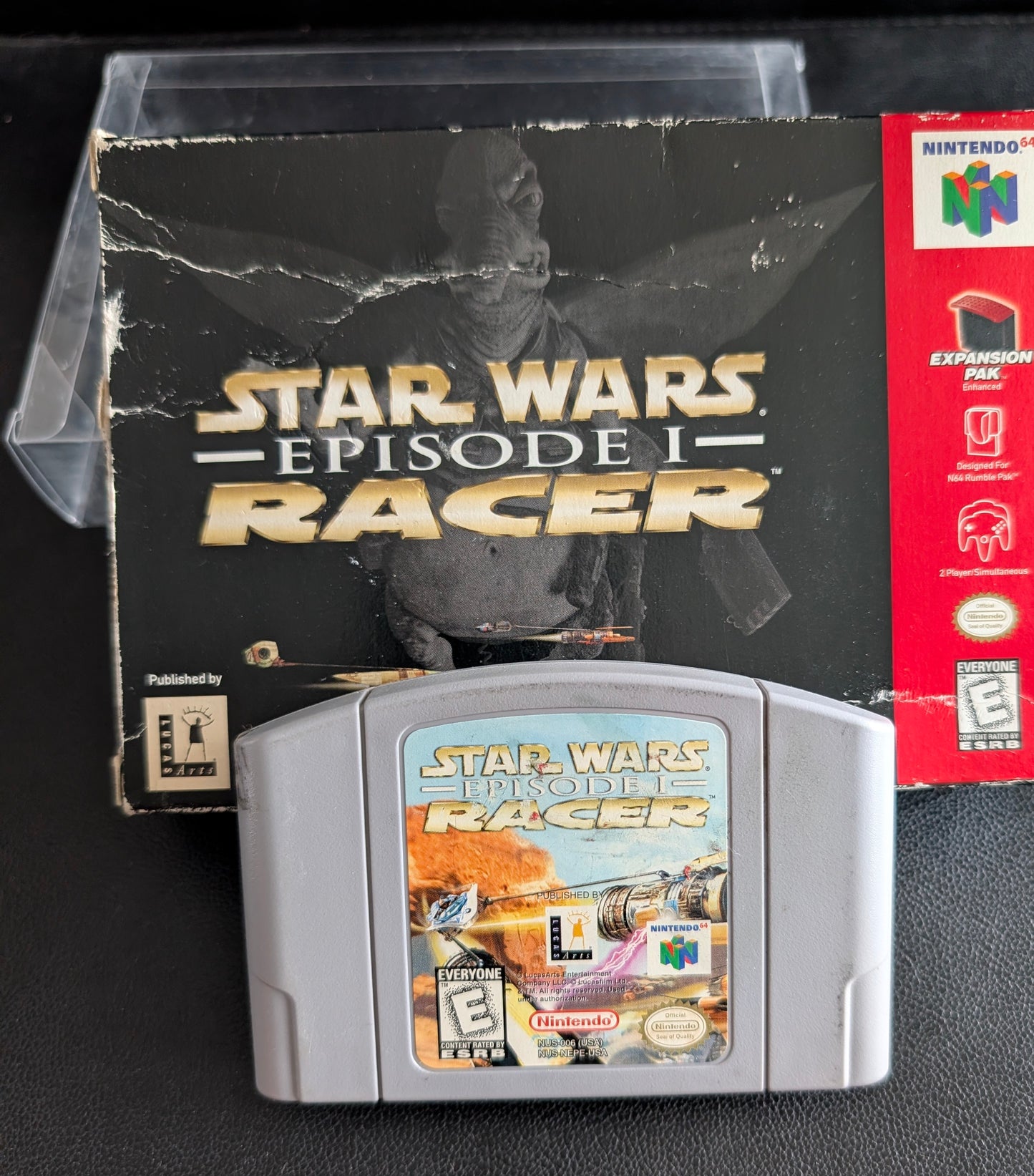 Star Wars Episode I: Racer Nintendo 64 (N64) – Boxed Cartridge with Protector