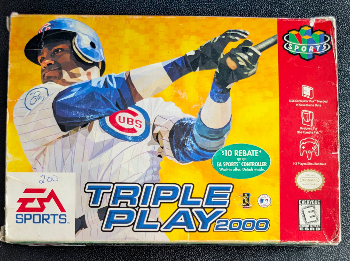 Triple Play 2000 Nintendo 64 (N64) – Complete in Box (CIB) with Manual & Protector