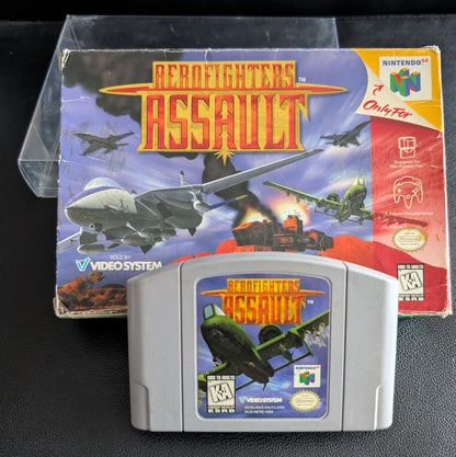 AeroFighters Assault Nintendo 64 (N64) – Boxed Cartridge with Protector