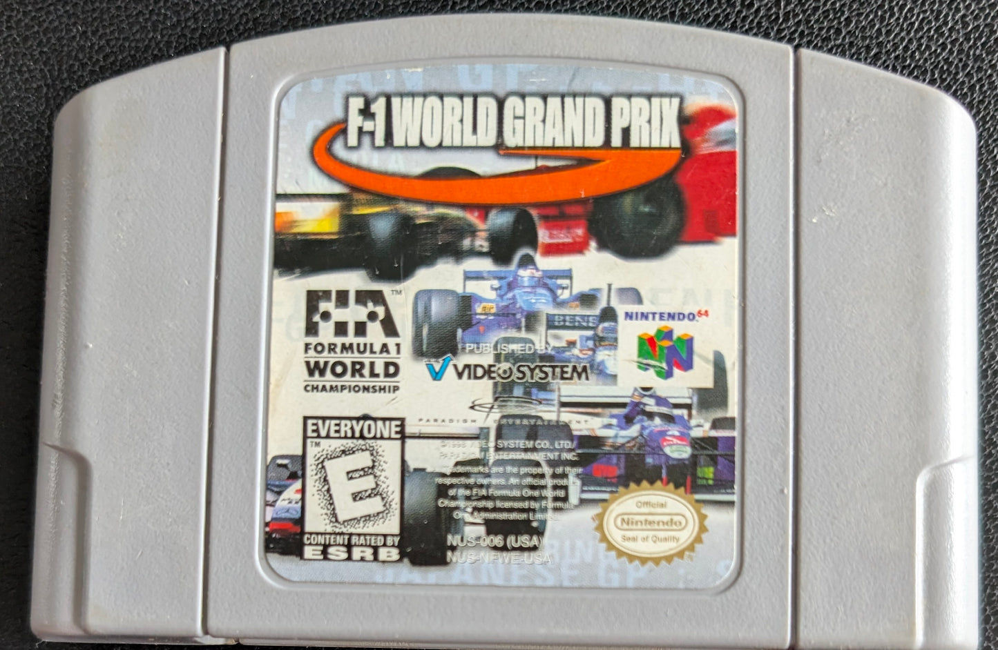 F-1 World Grand Prix Nintendo 64 (N64) – Complete in Box (CIB) with Manual & Protector