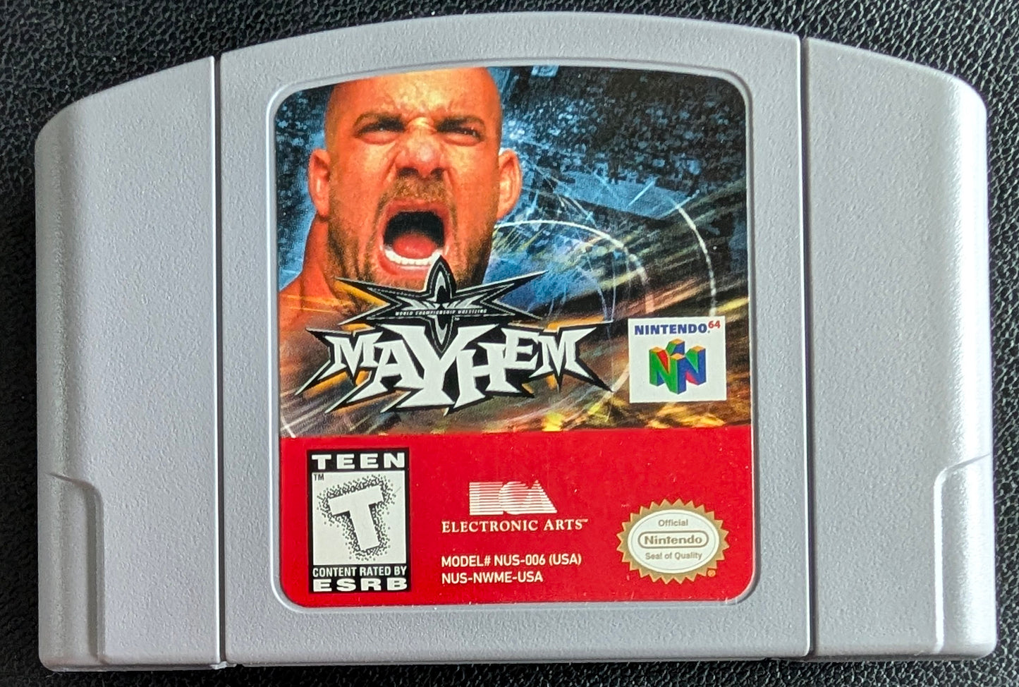 Mayhem – Authentic Nintendo 64 (N64) – 1999 Complete in Box (CIB) – Box, Manual, and Protector Included