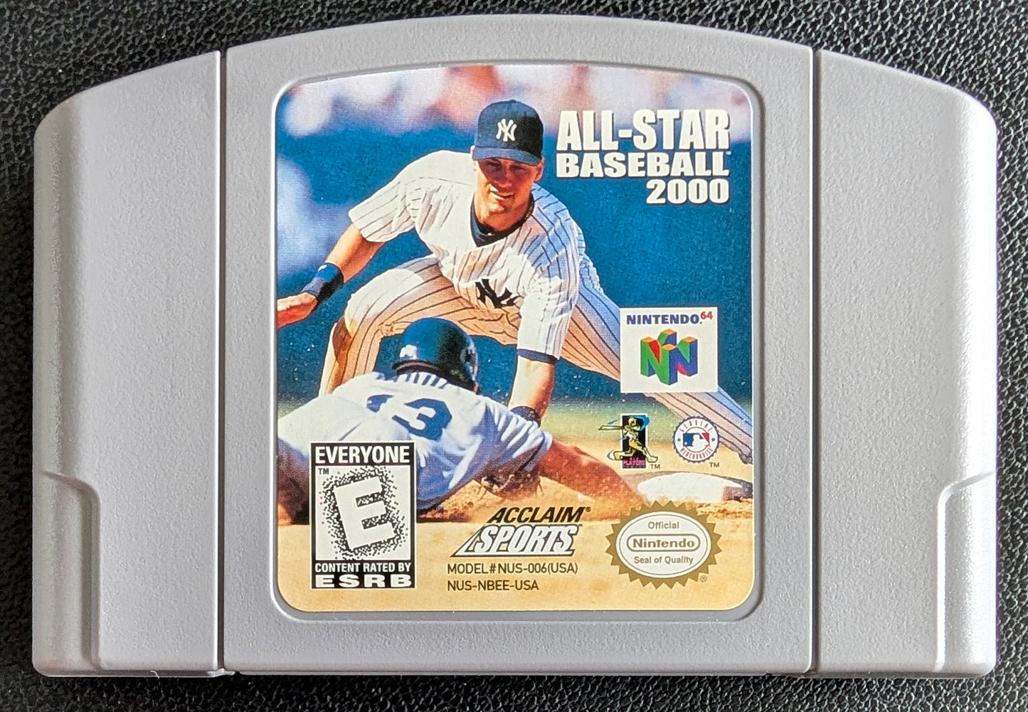 All-Star Baseball 2000 – Authentic Nintendo 64 (N64) – 2000 Complete in Box (CIB) – Box, Manual, and Protector