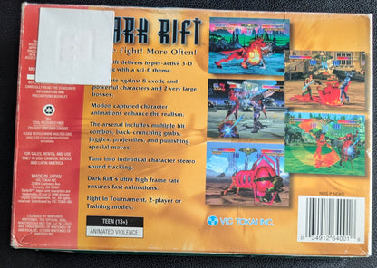 Dark Rift – Authentic Nintendo 64 (N64) – 1997 Cartridge + Box + Protector