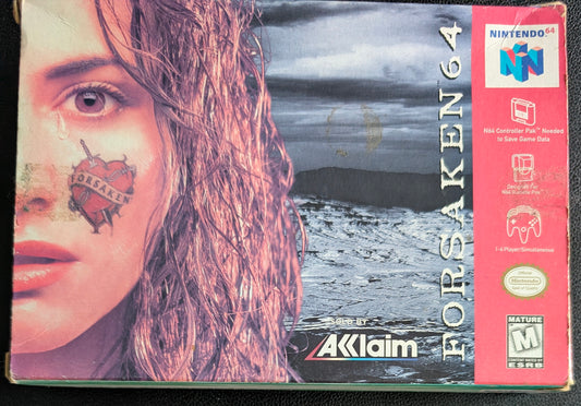 Forsaken 64 – Authentic Nintendo 64 (N64) – 1998 Complete in Box (CIB) with Manual & Protector