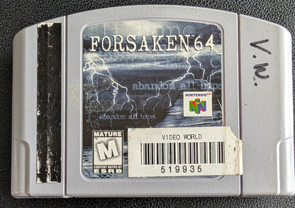 Forsaken 64 – Authentic Nintendo 64 (N64) – 1998 Complete in Box (CIB) with Manual & Protector