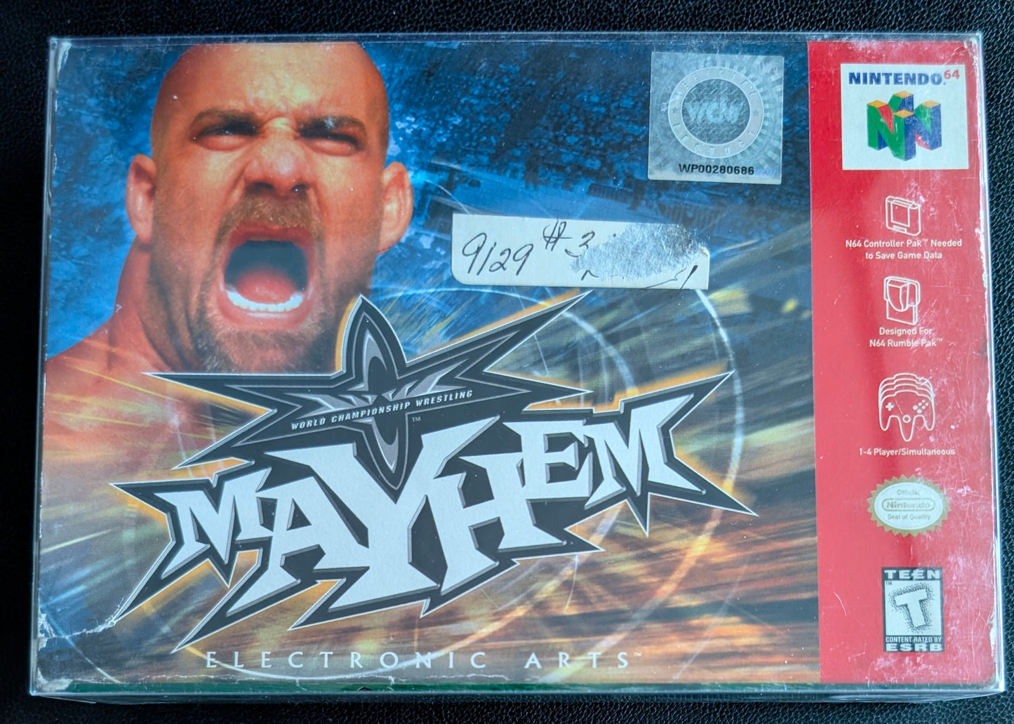 Mayhem – Authentic Nintendo 64 (N64) – 1999 Complete in Box (CIB) – Box, Manual, and Protector Included
