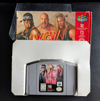 WCW Nitro Nintendo 64 (N64) – 1998 Cartridge with Box and Protector