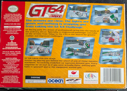 GT64 Championship Edition Nintendo 64 (N64) – 1999 Complete in Box (CIB) with Manual & Protector
