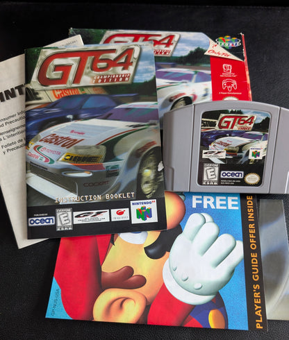 GT64 Championship Edition Nintendo 64 (N64) – 1999 Complete in Box (CIB) with Manual & Protector