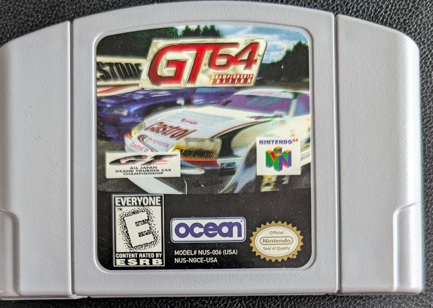 GT64 Championship Edition Nintendo 64 (N64) – 1999 Complete in Box (CIB) with Manual & Protector