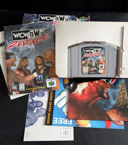 WCW NWO Revenge – Authentic Nintendo 64 (N64) – 1998 Cartridge + Protection Sleeve