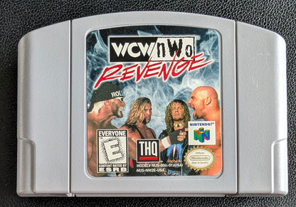 WCW NWO Revenge – Authentic Nintendo 64 (N64) – 1998 Cartridge + Protection Sleeve