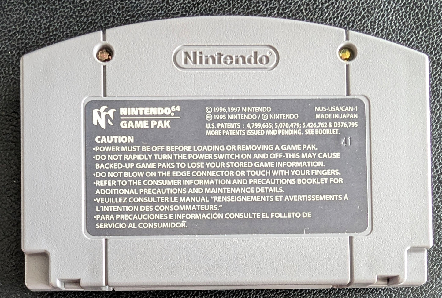 WCW NWO Revenge – Authentic Nintendo 64 (N64) – 1998 Cartridge + Protection Sleeve