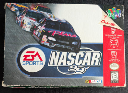 NASCAR 99 Nintendo 64 (N64) – Complete in Box (CIB) with Manual & Protector
