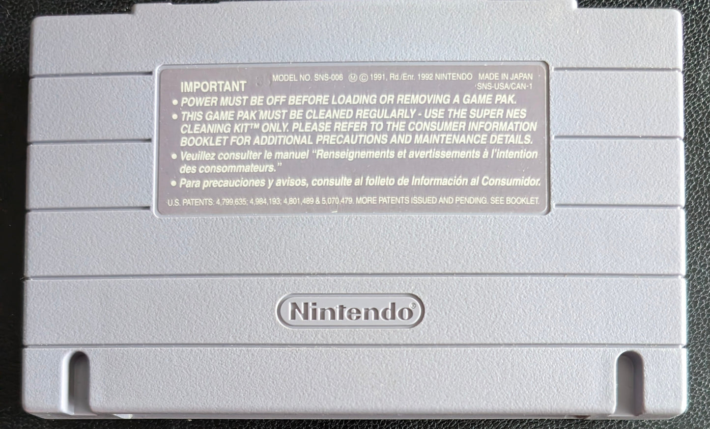 NBA Showdown – Authentic Super Nintendo (SNES) – 1993 Cartridge + Box + Protector