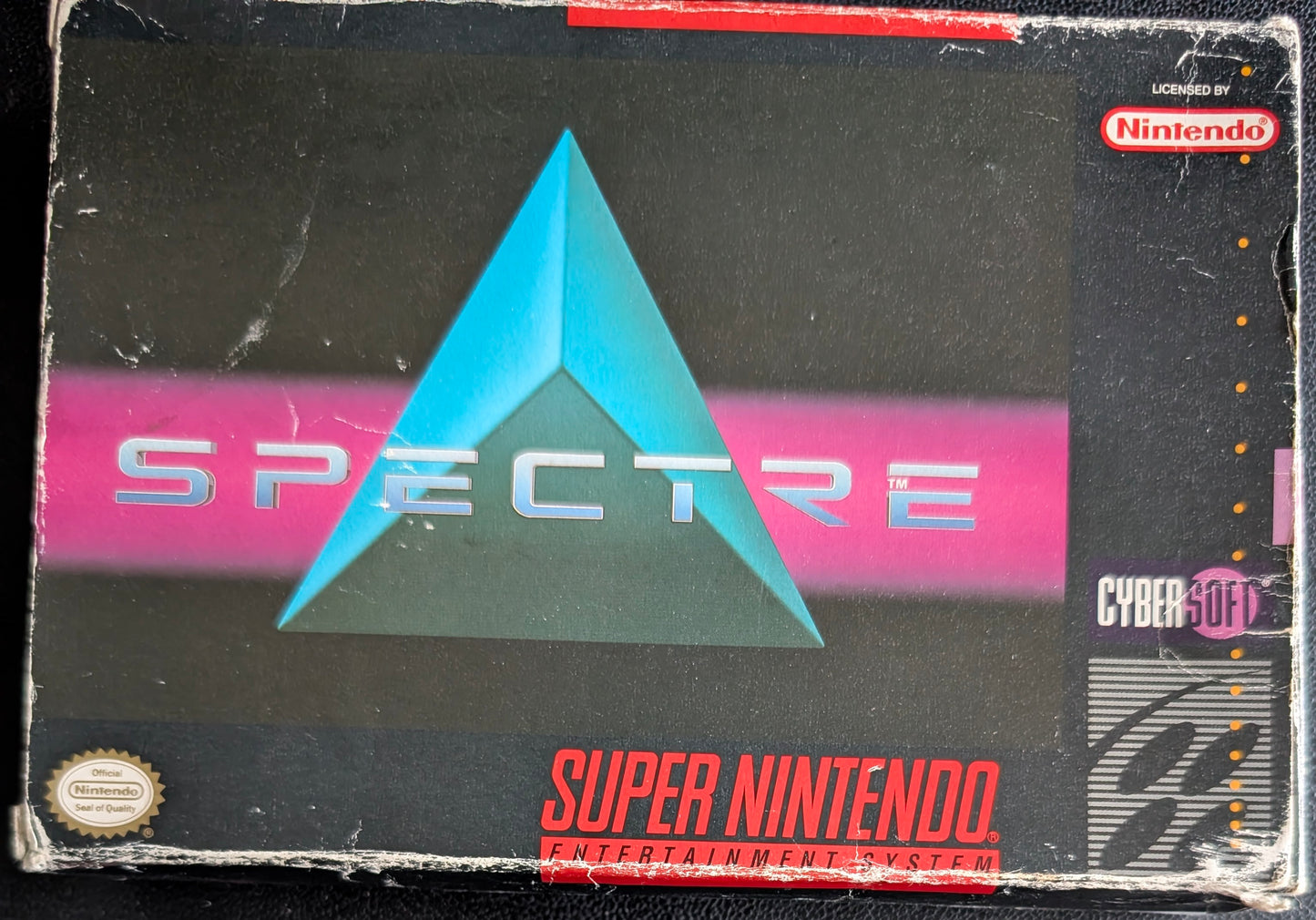 Spectre – Authentic Super Nintendo (SNES) – 1993 Cartridge + Box + Manual + Protector