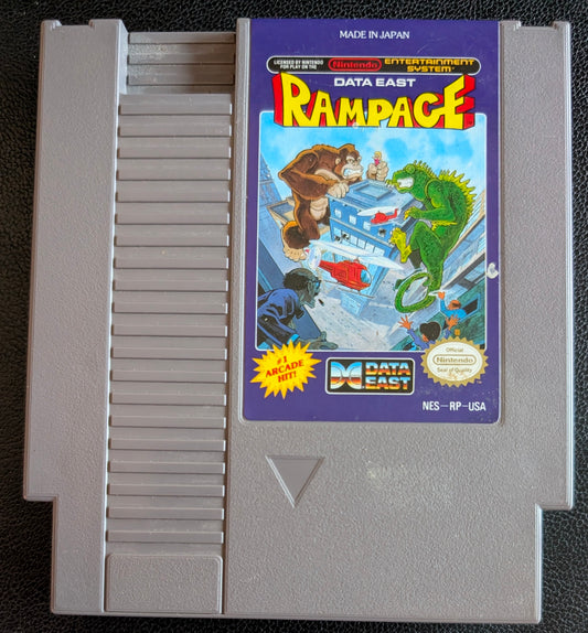 Rampage Nintendo Entertainment System (NES) – Cartridge Only – Tested & Working – Great Condition