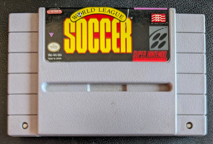 World League Soccer – Super Nintendo (SNES) – Cartridge Only – Clean & Tested – Protection Sleeve Included