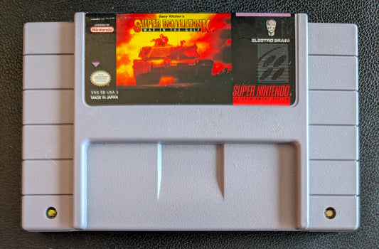 Super Battle Tank: War in the Gulf – Super Nintendo (SNES) – Cartridge Only – Clean & Tested – Protection Sleeve Included