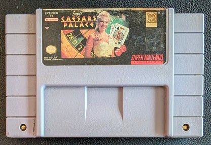 Caesars Palace – Super Nintendo (SNES) – Box, Cartridge & Protector GREAT SHAPE