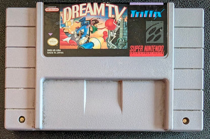 Dream TV – Authentic Super Nintendo (SNES) – 1992 Cartridge + Protection Sleeve