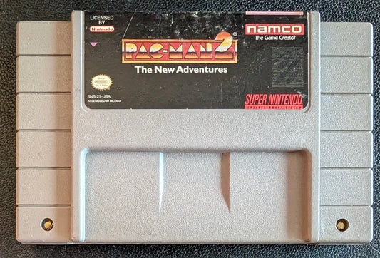 Pac-Man 2: The New Adventures – Authentic Super Nintendo (SNES) – 1994 Cartridge + Protection Sleeve