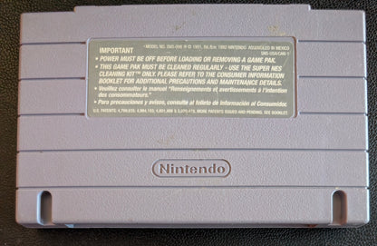 1996 Ms. Pac Man Authentic SNES Cartridge (Super Nintendo Ent. System) Plus Platic Protector