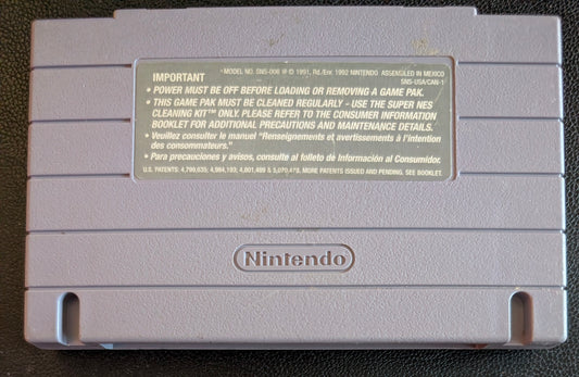 1996 Ms. Pac Man Authentic SNES Cartridge (Super Nintendo Ent. System) Plus Platic Protector