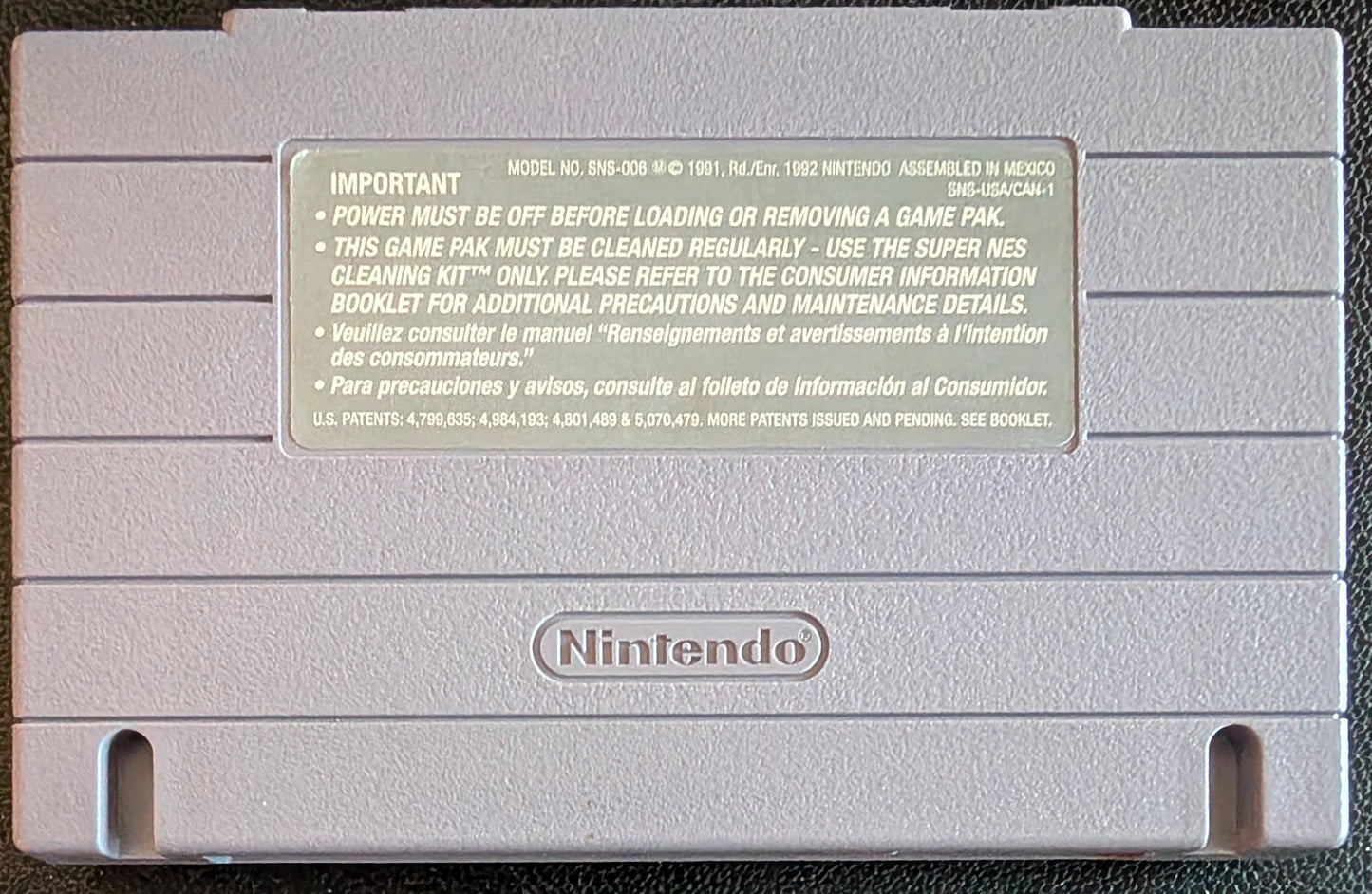 The Lion King – Authentic Super Nintendo (SNES) – 1994 Cartridge + Protection Sleeve