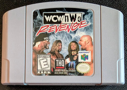 WCW NWO Revenge – Authentic Nintendo 64 (N64) – 1998 Cartridge + Protection Sleeve