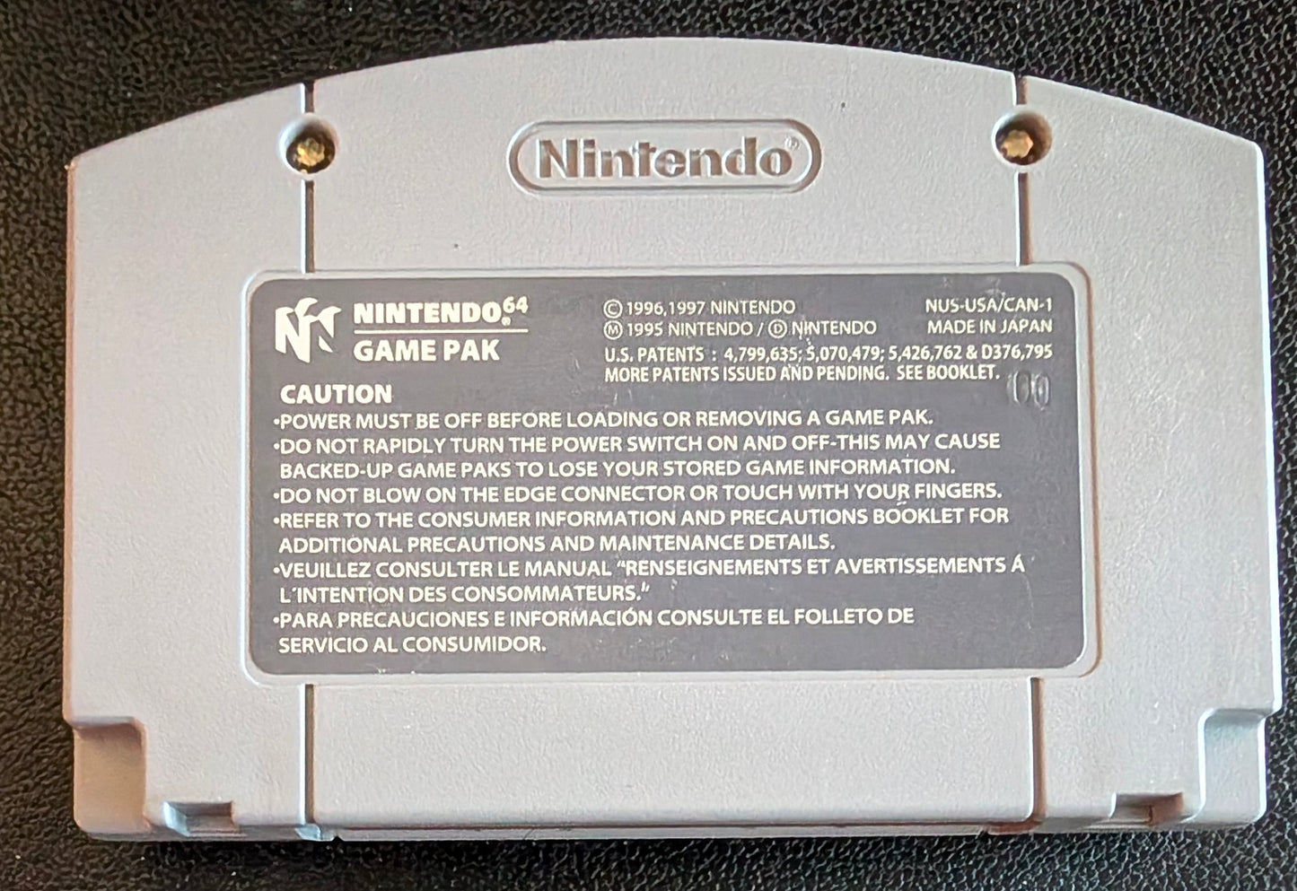 WCW NWO Revenge – Authentic Nintendo 64 (N64) – 1998 Cartridge + Protection Sleeve