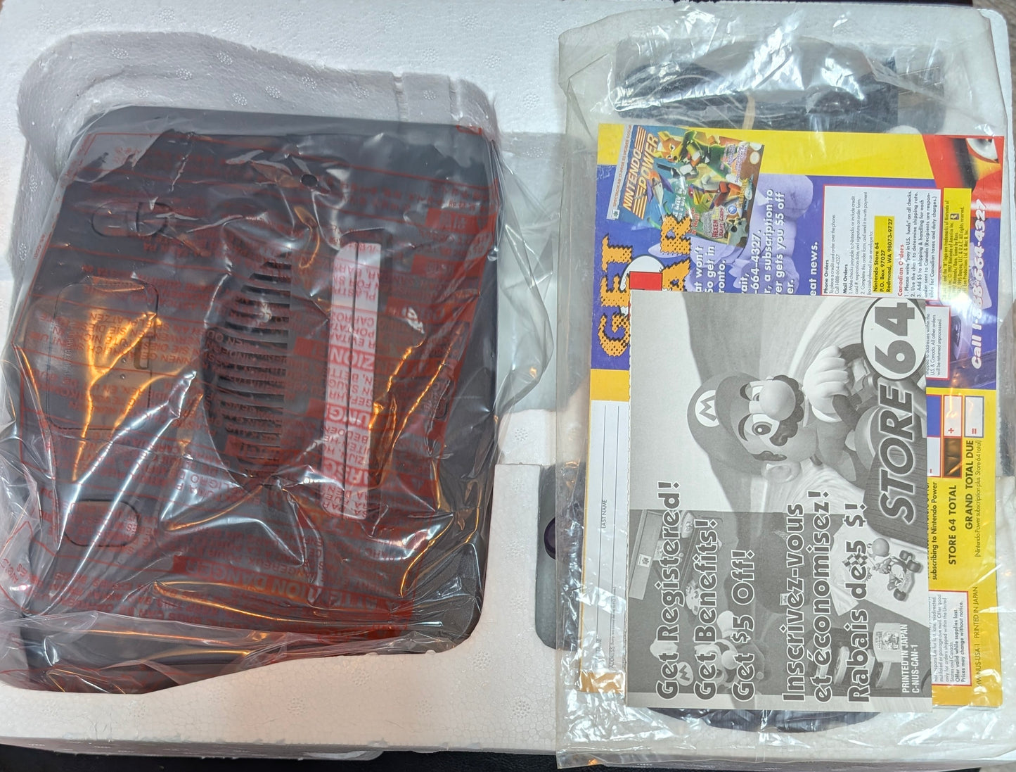 Atomic Purple N64 Console Special Edition (1999) ● FACTORY PLASTIC ● TESTED & WORKING ● RARE FIND