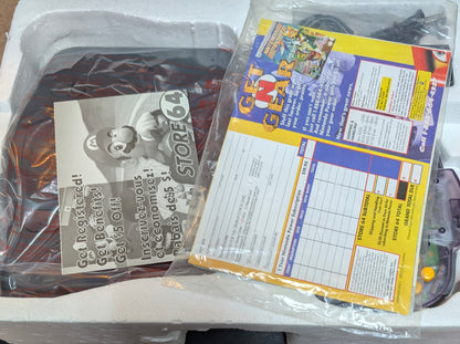 Atomic Purple N64 Console Special Edition (1999) ● FACTORY PLASTIC ● TESTED & WORKING ● RARE FIND