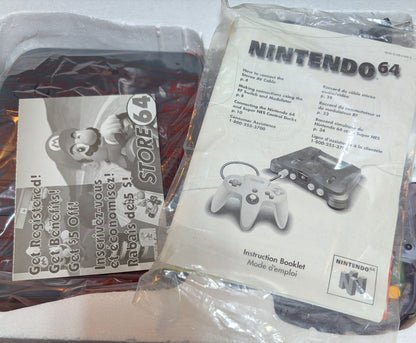 Atomic Purple N64 Console Special Edition (1999) ● FACTORY PLASTIC ● TESTED & WORKING ● RARE FIND