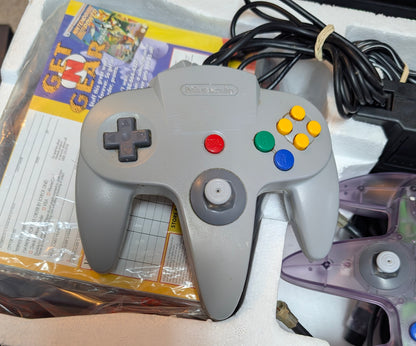 Atomic Purple N64 Console Special Edition (1999) ● FACTORY PLASTIC ● TESTED & WORKING ● RARE FIND