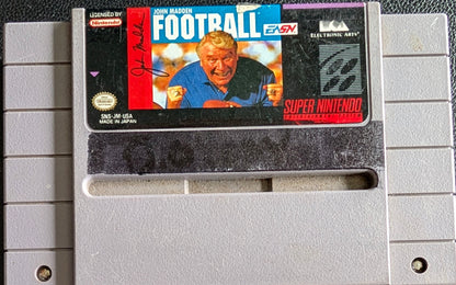 John Madden Football - Authentic Cartridge (Super Nintendo) | 1990 | Sports