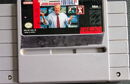 John Madden Football '93 - Authentic Cartridge (Super Nintendo) | 1992 | Sports