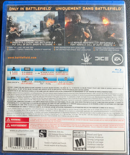 Battlefield 4 – (CIB) – Sony PlayStation 4 PS4 – Re-Sealed (2013)