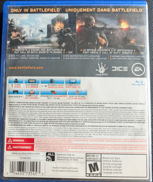 Battlefield 4 – (CIB) – Sony PlayStation 4 PS4 – Re-Sealed (2013)