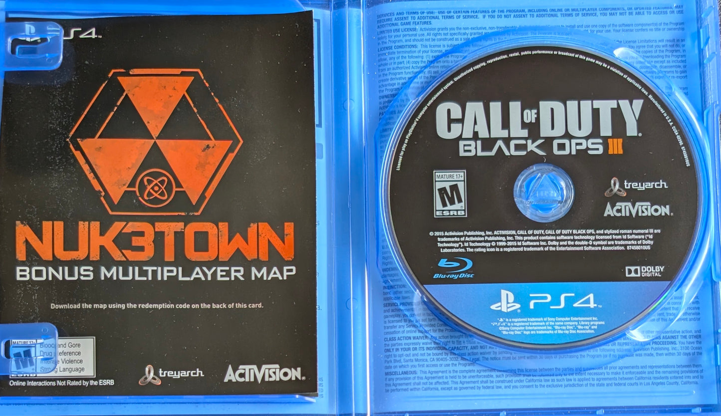 COD Call Of Duty Black OPS 3 – (CIB) – Sony PlayStation 4 PS4 – Re-Sealed (2015)