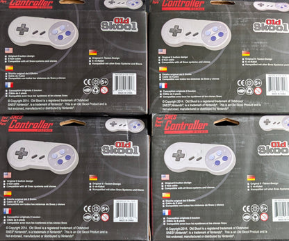 Old Skool Wired Controller ( For Original Super Nintendo ) | OEM Replacement | Brand New