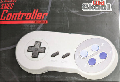 Old Skool Wired Controller ( For Original Super Nintendo ) | OEM Replacement | Brand New