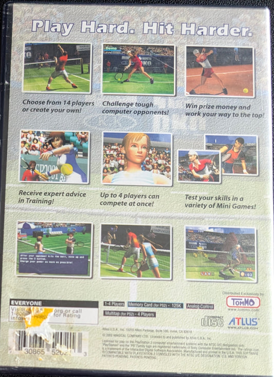 Hard Hitter Tennis - 2002 PlayStation 2 | Complete CIB | RE-Sealed